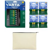 Resim Varta 8 Adet Şarjlı 2700mah Aa Kalem Pil+ Lcd Multi Plus 8li Aa-aaa Pil Şarj Cihazı+çanta 