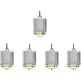 Resim Meridiangoods 5 Adet 3v-6v 130 Dc Mini Motor Dıy Robotik El İşi Elektronik 