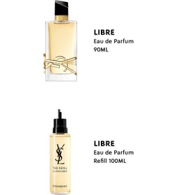 Resim Yves Saint Laurent Libre EDP 90 ml & 100 ml Refill Yeniden Doldurulabilir Kadın Parfüm Seti 7829999999252 