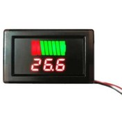 Resim Akü Kapasite Göstergesi Voltmetreli 12-24v-4500 