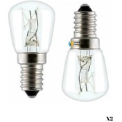 Resim Vestel Uyumlu Ankastre Davlumbaz Buzdolabı Fırın 15 Watt Mini Halojen Ampül 2 Adet 