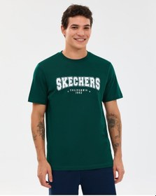 Resim Skechers M Regular T-shirt Erkek Haki Tshirt S2610122-4222 