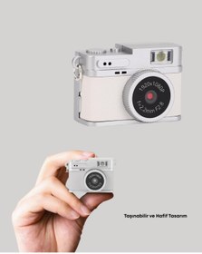 Resim noip Mini Retro Dijital Kamera 1080P Full HD Dahili 128GB Hafızalı 