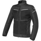 Resim Clover Netstyle 2 Korumalı Yazlık Motosiklet Montu Siyah 