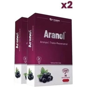 Resim Aranol Aronya Trans Resveratrol 30 Kapsül X2 Adet 