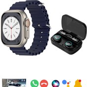 Resim BYRTECH Watch Ultra 2 T900 Ultra 2 Akıllı Saat + Powerbank Kutulu Earbuds M10 Bluetooth Kulaklık İkili Paket 