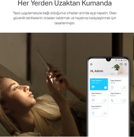 Resim Tp-Link a-51 Tapo P100 Mını Smart Kablosuz Wı-fı Akıllı Priz (teklı Paket) 