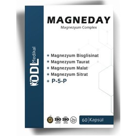 Resim Magneday Magnezyum Complex 60 Kapsül 
