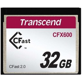 Resim transcend 32GB CFX600 CFast 2.0 CF Hafıza Kartı 