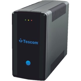 Resim TESCOM Leo 850va (1X12V 9AH AKÜ) Line Interactive 5/10 Dk Ups 