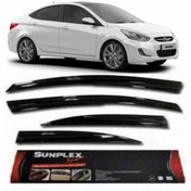 Resim SUNPLEX Hyundai Accent Blue Cam Rüzgarlığı Sunplex Mugen Tip 