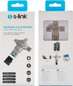 Resim Sl-Ta35M 4İn1 Usb+Micro+Typec+Lightning Micro Sd (Tf) Kart Okuyucu S-Link