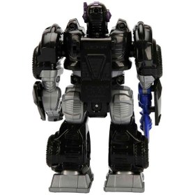 Resim Happy Kid M.a.r.s. Sesli Ve Işıklı Yürüyen Robot 04072 Siyah 