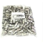 Resim Çanak Anten Montaji Kablo Konnektörü F Konnektör 100 Adet 