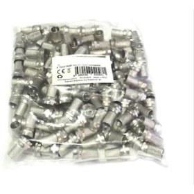 Resim Çanak Anten Montaji Kablo Konnektörü F Konnektör 100 Adet 