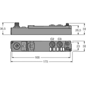 Resim Turck 6824122 SCOB-0002D-0002 Canopen Için Piconet Tek Modül 