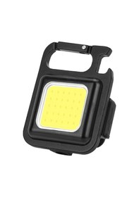 Resim Pm-21489 Cob Ledli 3 Fonksiyonlu Anahtarlık Şarjlı Lamba 