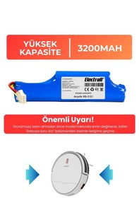 Resim Arçelik Uyumlu Rs 3121 Robot Süpürge Bataryası Yüksek Kapasite 3200mah 
