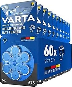 Resim Varta 675 Numara Işitme Cihazı Pili (60 Adet - 10 Paket) 