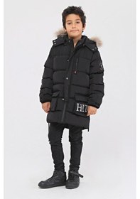 Resim Erkek Çocuk Mont 51233s Siyah 