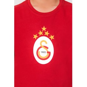 Resim Galatasaray Orijinal 5 Yıldız Kırmızı Çocuk T-Shirt 
