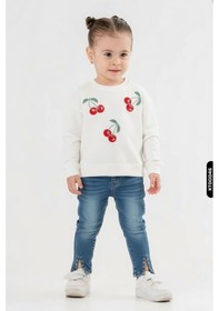 Resim Xo Kids Kız Çocuk 2li Kombin Takmı 1-5 Yaş Set0406 Mavi 