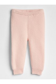 Resim GAP Bebek Pembe Örme Jogger Eşofman Altı 