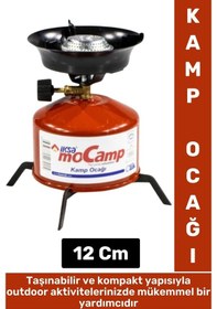 Resim Premium Kompakt Kaydırmaz Devrilmez Ayaklı Kamp Piknik Balkon Ayarlanabilir Kamp Ocağı Seti Çok Renkli 