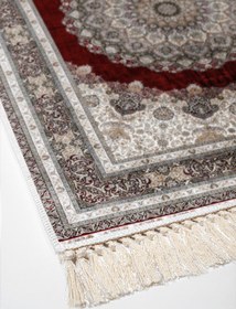 Resim Alanur Home Eko Trend Djt Yıkanabilir Kaymaz Taban 3 Lü Yatak Odası Takımı 1909 Osmanli Kırmızı 