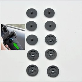 Resim GARDENAUTO Emniyet Kemeri Klipsi Düğmesi Stop Düğme Toka 5li Set 