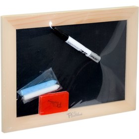 Resim Ahşap Tablet Yazı Tahtası 