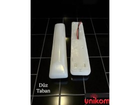 Resim Unikom 10'lu Paket 12V Tente LED Aydınlatma Armatür 20CM-DÜZ Taban- Gün Işığı 3000K 