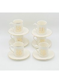 Resim Dnzart Collectıon Ağaç Modeli Porselen Kahve Fincan Takımı 