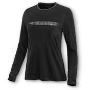 Resim Harley Davidson Harley-davidson Women's Metallic Graphic Long Sleeve Tee 