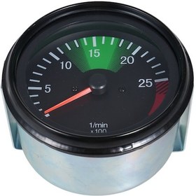 Resim Reedark 12v Araba/motosiklet Devir Göstergesi 3.75 İnç 95mm 0-2500 Rpm, 637hz, Mercedes 100mm Panelleri İçin Değiştirme, Kesin Ölçüm 