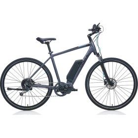 Resim Carraro E-Sportive 6.1 28 Jant 51 cm 9-V Hd Mat Antrasit-Siyah-Mavi Elektrikli Trekking Bisikleti 