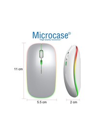 Resim Microcase AL2767 Kablosuz Bluetooth RGB Çift Modlu Mouse 