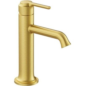 Resim VitrA A4288025 Origin Classic Üstten Kumandalı Lavabo Bataryası Fırçalı Altın 