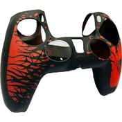 Resim Dobe PS5 Dualsense Spider-Man Desenli Koruyucu Silikon Kılıf + Analog silikon Koruyucu 