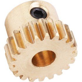 Resim Maiyame Endüstriyel Robot Parçası: 4304-0006-0020 Model Mevsimli Pervane, 20 Dişli, 6mm Daire Delik, 0.8 Modül, Bakır Malzeme İle Dayanıklı Ve Hassas 