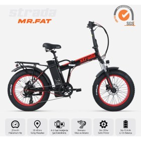 Resim Strada Cycles Mr. Fat Hidrolik Disk Katlanabilir Fat Bike 20 Jant Bisiklet 