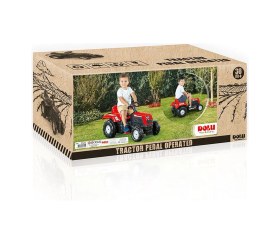 Resim 8145 Ranchero Pedallı Traktör Kırmızı Renk Pedallı Çocuk Traktör Mavi 