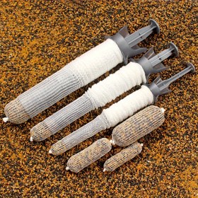 Resim 5m Sazan Balıkçılık için PVA Ağ Yük Sistemi, Boru Çapı 16mm/22mm/34mm, Yemli Pop-Up Boilies ile Sazan Besleme Takımı, Sadece Ağ Torbası Satılır 