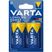 Resim Varta Longlife Power Alkalin Büyük Pil - D - 2'li 