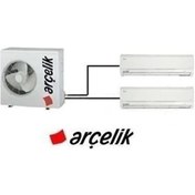 Resim Arçelik ZM16102-99 16000 BTU 1 Dış + 2 İç Ünite (9+9) Duvar Tipi Multi Inverter Klima 