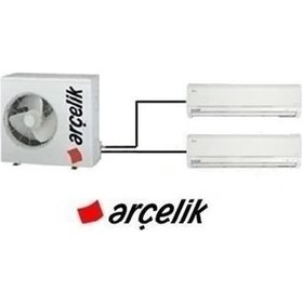Resim Arçelik ZM16102-99 16000 BTU 1 Dış + 2 İç Ünite (9+9) Duvar Tipi Multi Inverter Klima 