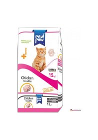 Resim Paw Paw Tavuk Etli Yavru Kedi Maması 15 KG 