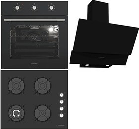 Resim Siyah Ankastre Set (BO O6435C B - BH P6194C B - CH C6532C BB) 