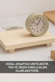 Resim Moola Naturel Ahşap Yağdanlık, Yağlık Standı Altlık , Çok Amaçlı Organizer Sunumluk ,Sabunluk Altlığı 