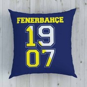 Resim Taç Lisanslı Fenerbahçe 1907 Figürlü Kırlent 